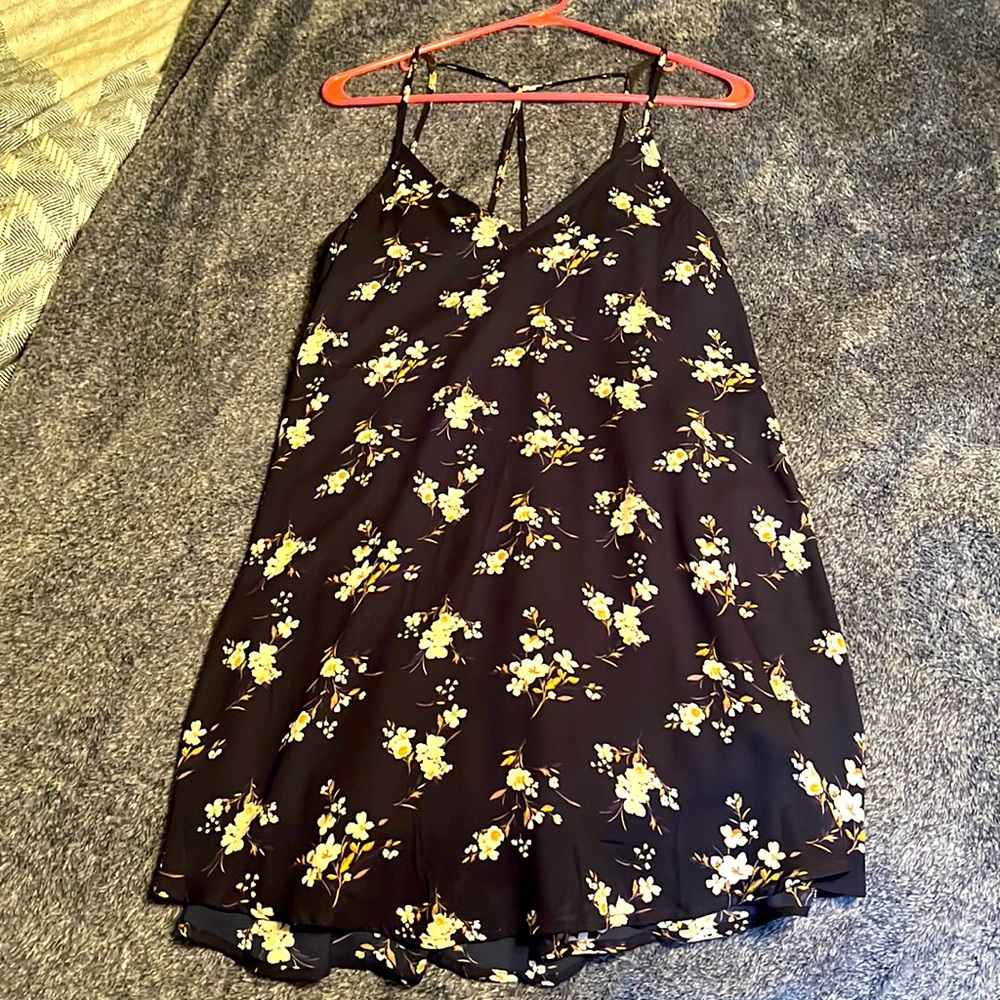 Dress with straps
